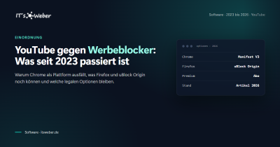 YouTube gegen Werbeblocker: Was seit 2023 passiert ist und welche Optionen bleiben
