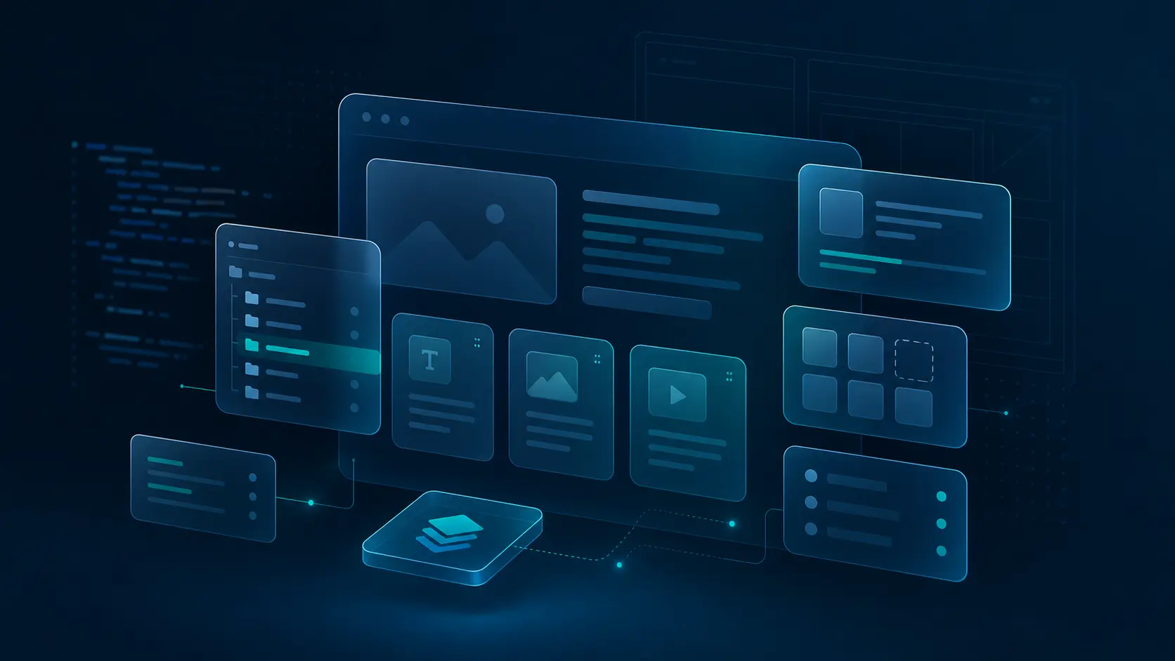 ITSWEBER CMS – Dashboard und Page-Builder